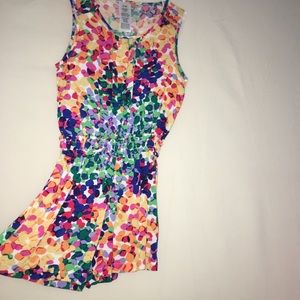 Girl’s Sleeveless Shorts Romper